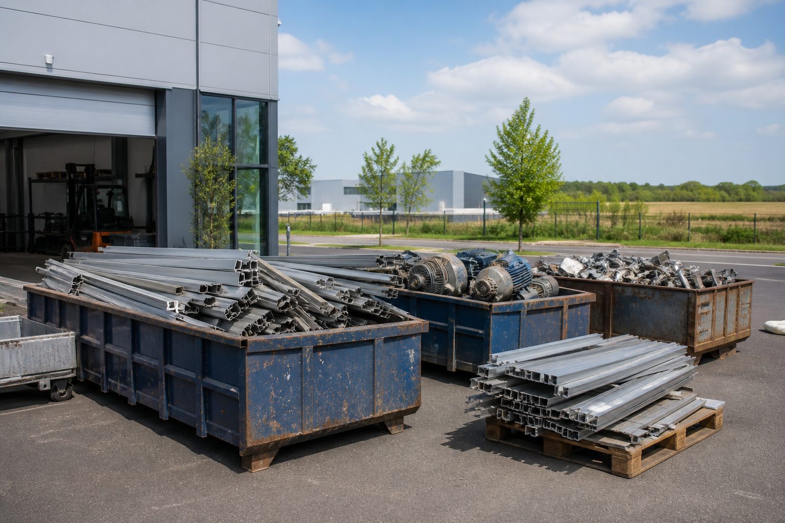Aluminiumprofile und Elektromotoren aus einem Willicher Gewerbebetrieb